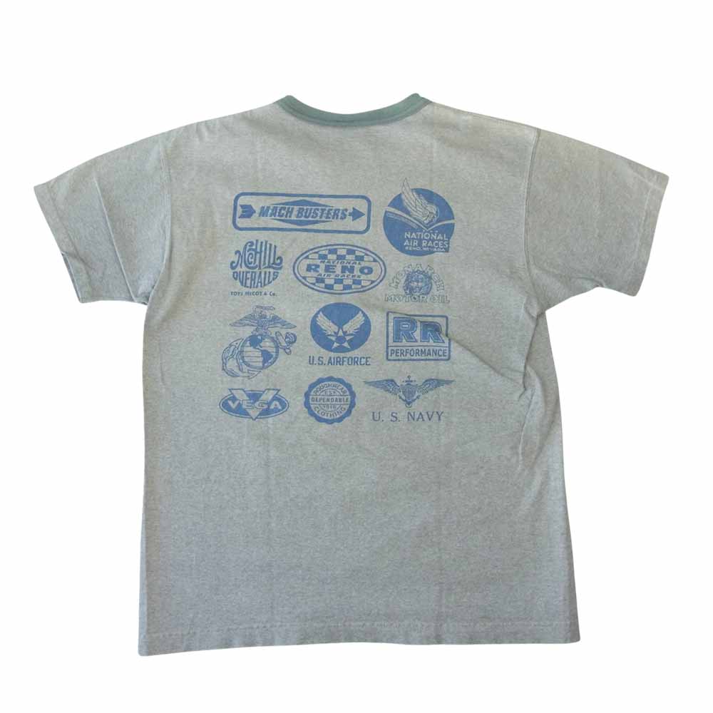 TOY'S McCOY トイズマッコイ McHILL マックヒル Looney Tunes タズマン デビル プリント トリム Tシャツ 半袖 グレー系 M【中古】