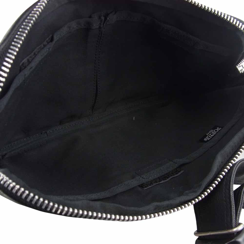 PORTER ポーター FREE STYLE SHOULDER BAG フリー スタイル ショルダーバッグ ボディバッグ ブラック系【中古】