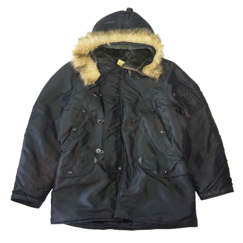 Buzz Rickson's バズリクソンズ 99-T-10001 UNITED CARR ユナイテッド カー N-3B フライト ジャケット ブラック系 M【中古】