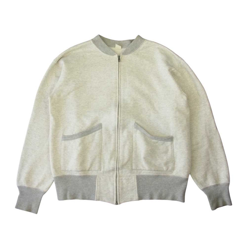 The REAL McCOY'S ザリアルマッコイズ MCCOY'S SPORTS WEAR スウェット フルジップ ジャケット カーディガン グレー系 38【中古】