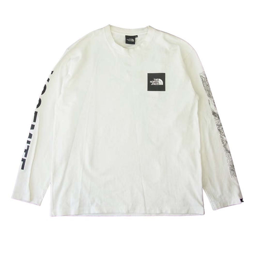 THE NORTH FACE ノースフェイス NT81839 L/S YOSEMITE TEE ヨセミテ 長袖 Tシャツ ホワイト系 M【中古】