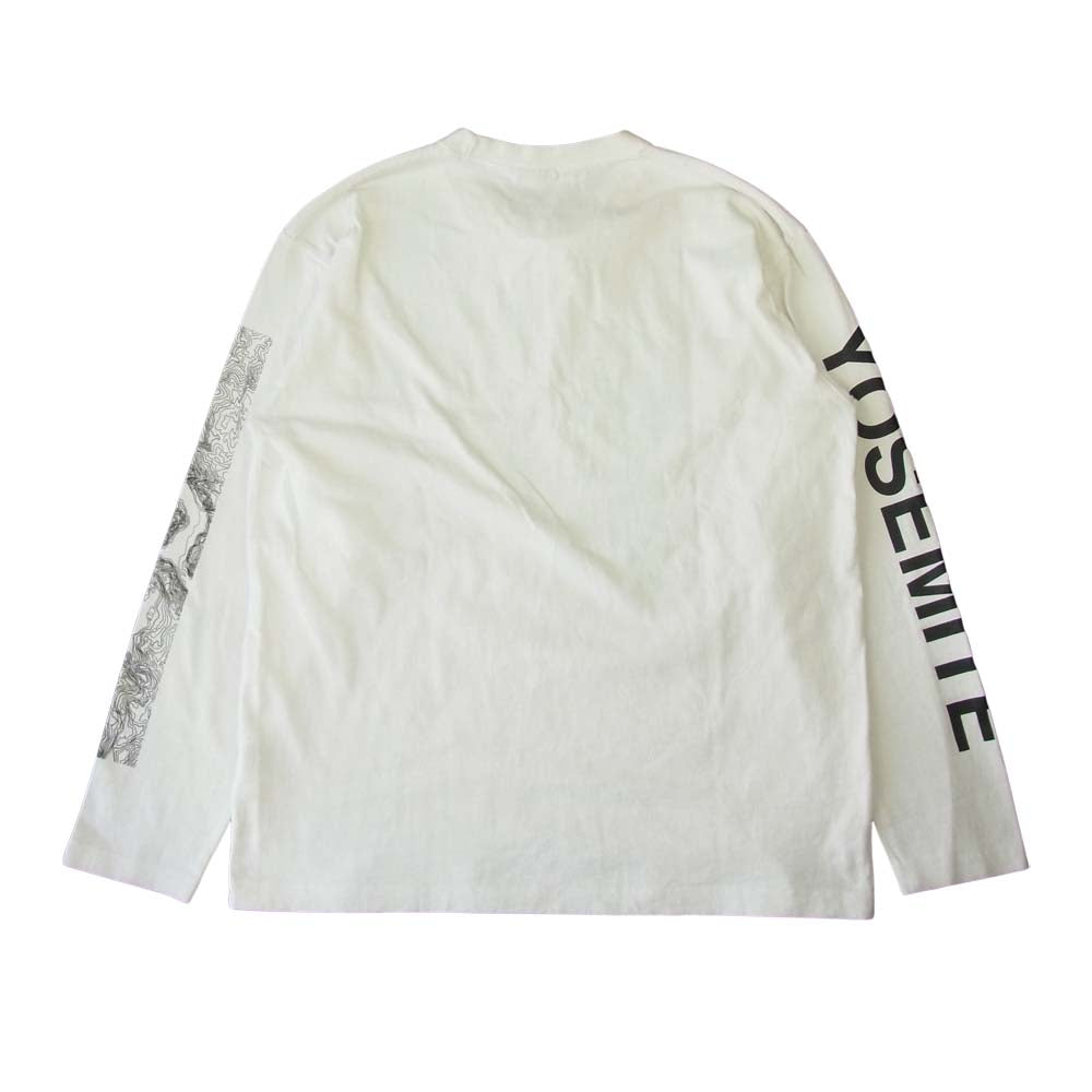 THE NORTH FACE ノースフェイス NT81839 L/S YOSEMITE TEE ヨセミテ 長袖 Tシャツ ホワイト系 M【中古】