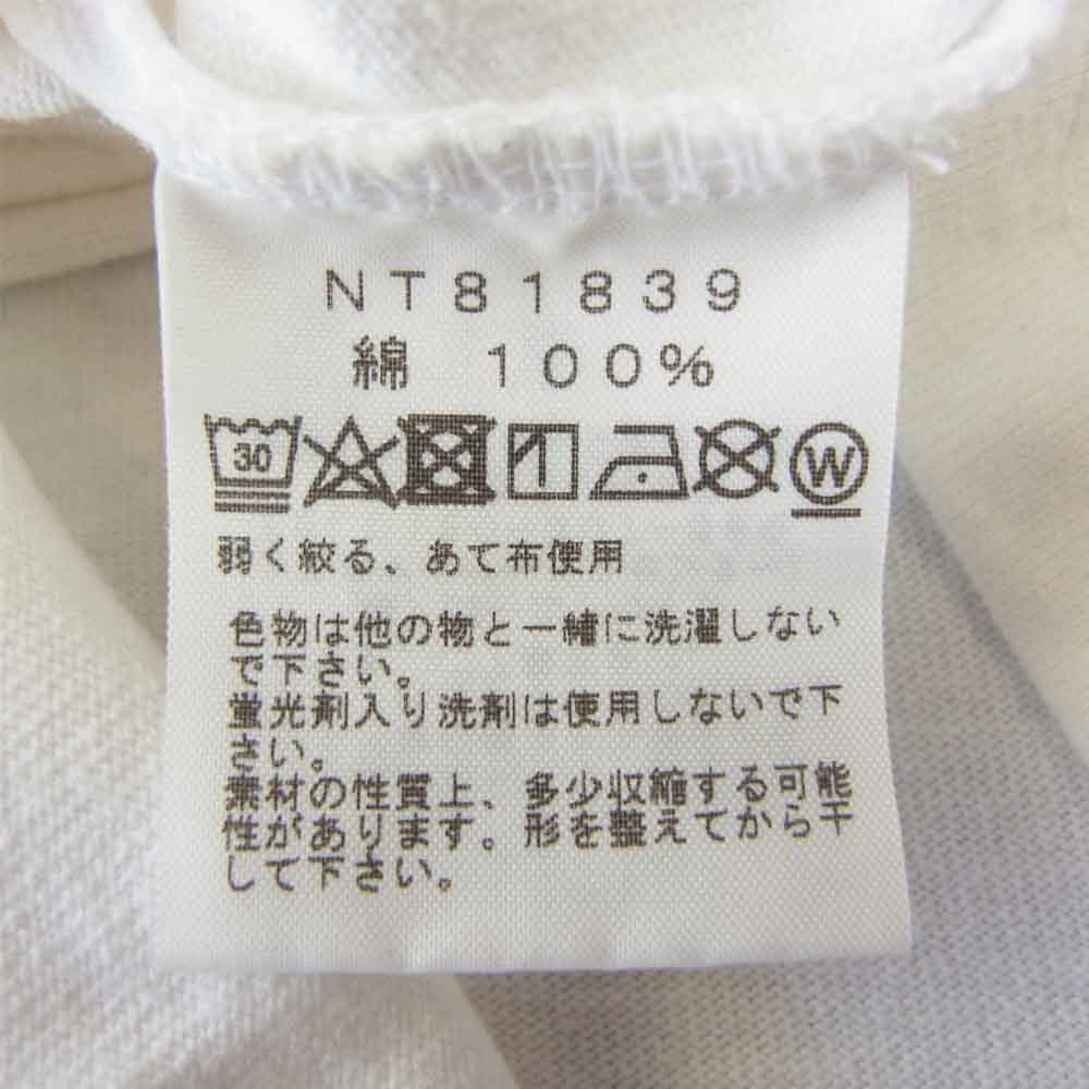 THE NORTH FACE ノースフェイス NT81839 L/S YOSEMITE TEE ヨセミテ 長袖 Tシャツ ホワイト系 M【中古】