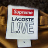 Supreme シュプリーム × LACOSTE Wool Bomber Jacket 19AW ラコステ ウール ボンバージャケット レッド系 L【美品】【中古】