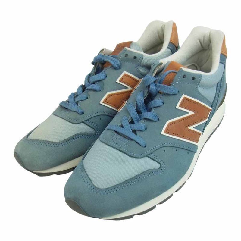 NEW BALANCE ニューバランス M996DCC USA製 DISTINCT WEEKENDE スニーカー ライトブルー系 26.5cm【極上美品】【中古】