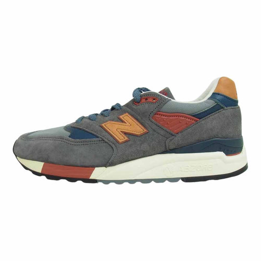 NEW BALANCE ニューバランス M998DBR USA製 スエード スニーカー 27.5cm【極上美品】【中古】