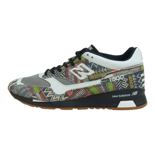 NEW BALANCE ニューバランス M1500PRT UK製 30周年記念 TRIBAL トライバル スニーカー ブラック系 USA　9D【極上美品】【中古】