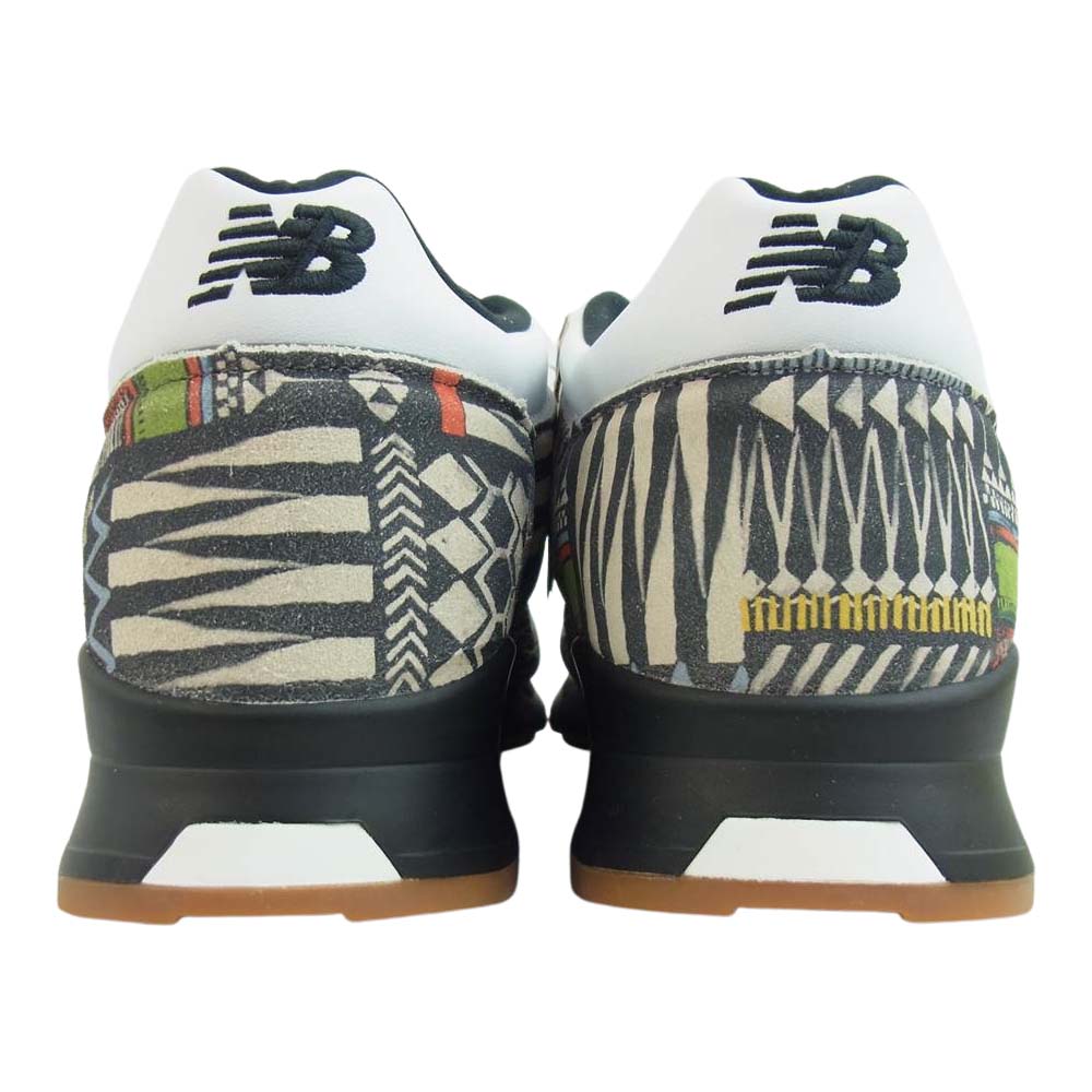 NEW BALANCE ニューバランス M1500PRT UK製 30周年記念 TRIBAL トライバル スニーカー ブラック系 USA　9D【極上美品】【中古】