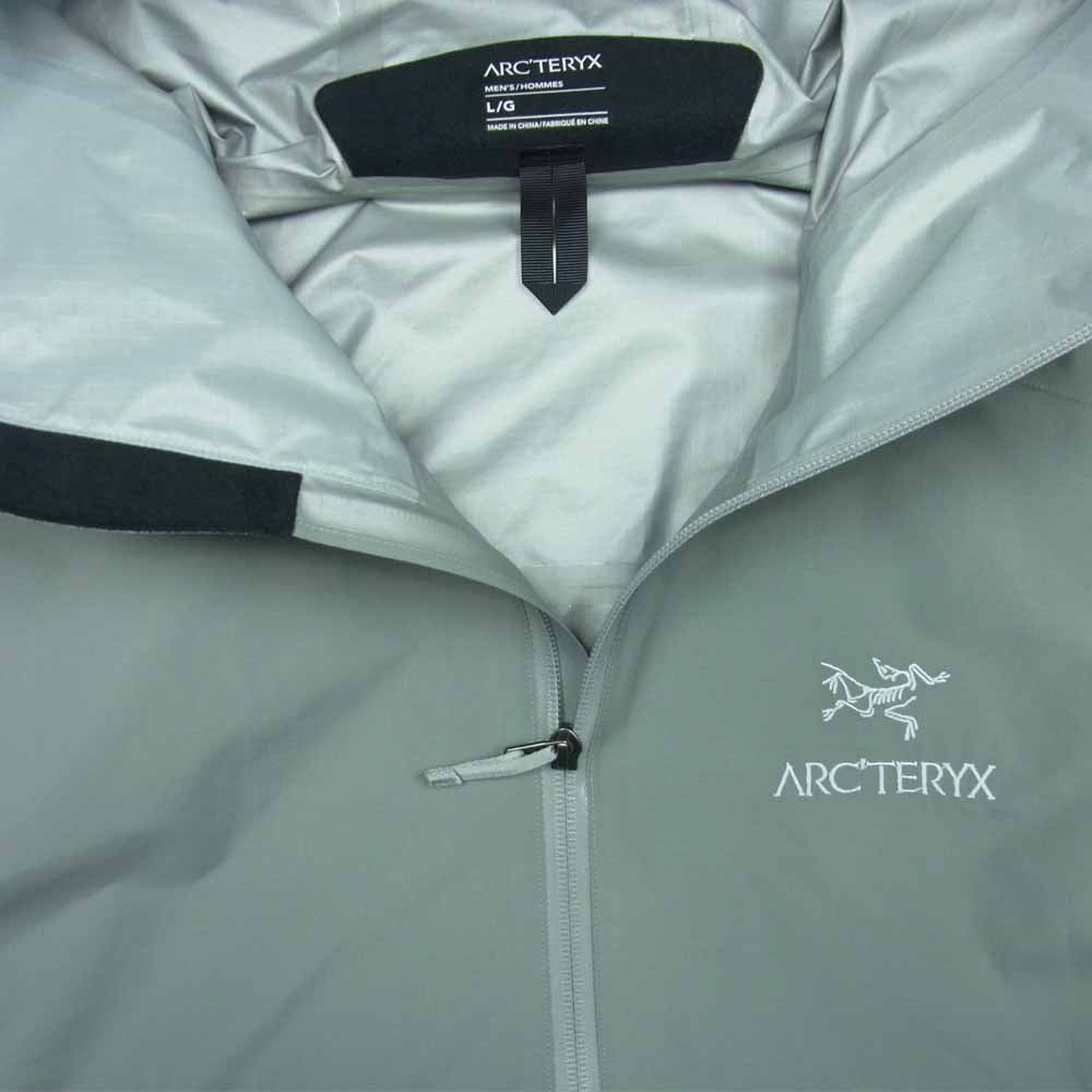 ARC'TERYX アークテリクス 21776 国内正規品 ZETA SL JACKET ゼータ ジャケット グレー系 L【美品】【中古】