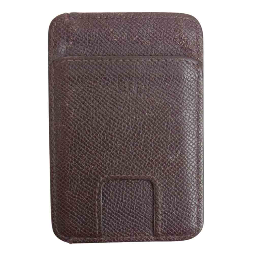Dunhill ダンヒル L2S847A 定期入れ カードケース  ブラウン系【中古】