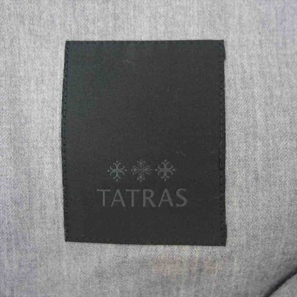 TATRAS タトラス MTK19A4148  国内正規品 ギャランティーカード付属 AGORDO アゴルド フード付き ダウンジャケット グレー系 02【中古】