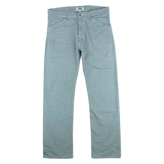 JUNYA WATANABE COMME des GARCONS MAN ジュンヤワタナベコムデギャルソンマン eYe 12SS AD2011 WI-P907 ヒッコリーストライプ ワーク パンツ ブルー系 ホワイト系 L【中古】