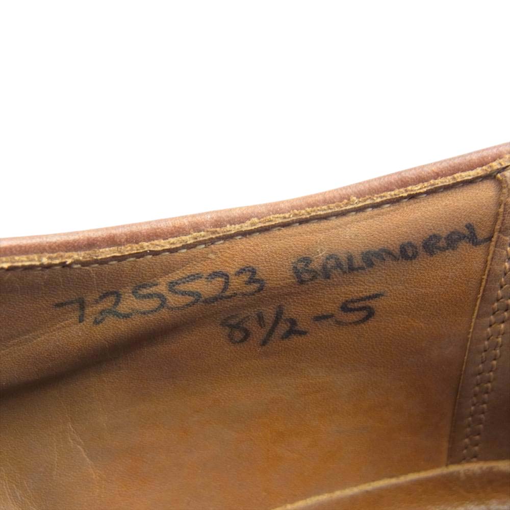 Tricker's トリッカーズ 725523 St James Collection セントジェームスコレクション Uチップ ビジネス シューズ ブラウン系 8.5【中古】