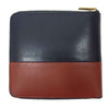 CELINE セリーヌ 105023XTM スモール ジップド ラウンド ファスナー レザー 財布 ブラウン系【中古】