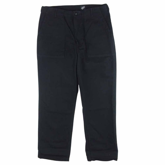 CORONA コロナ CP088 UTILITY SLACKS ファティーグ ベイカー パンツ コットン 日本製 ブラック系 M【中古】