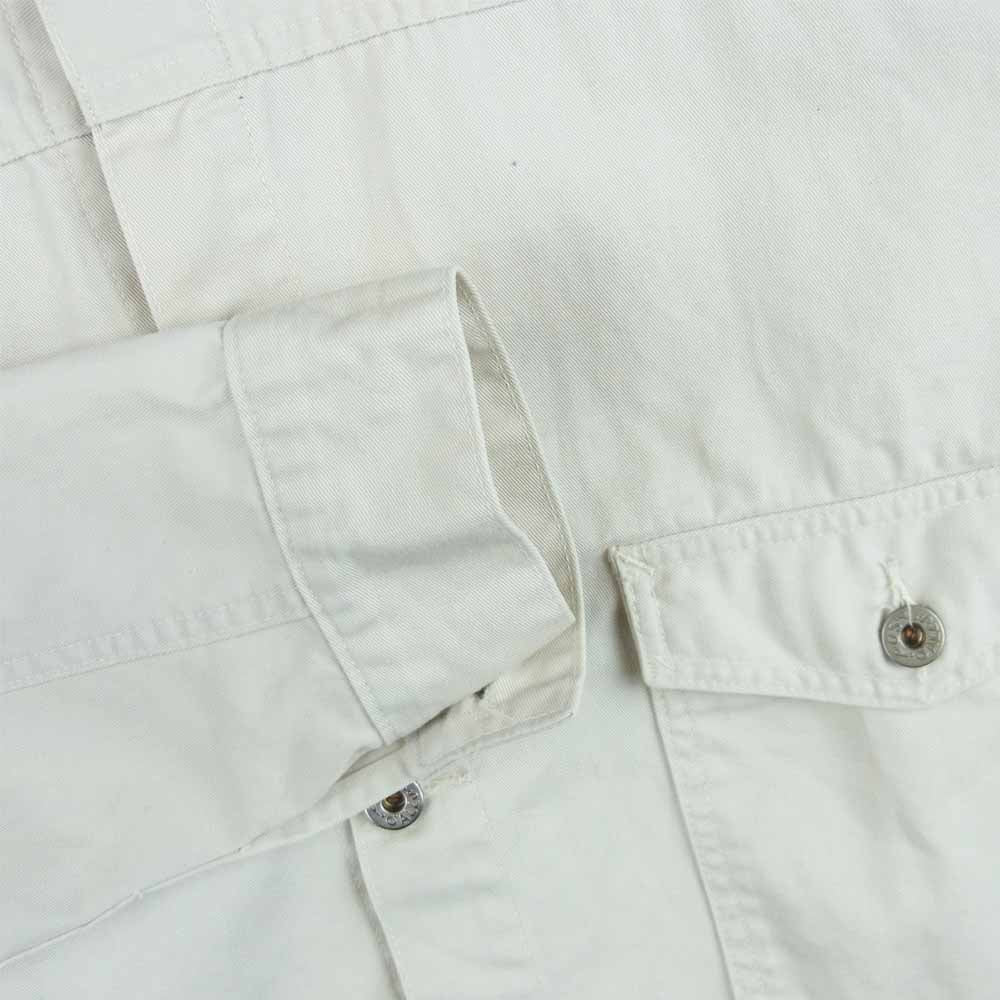 POST OVERALLS ポストオーバーオールズ ワーク ジャケット コットン アメリカ製 オフホワイト系 M【中古】