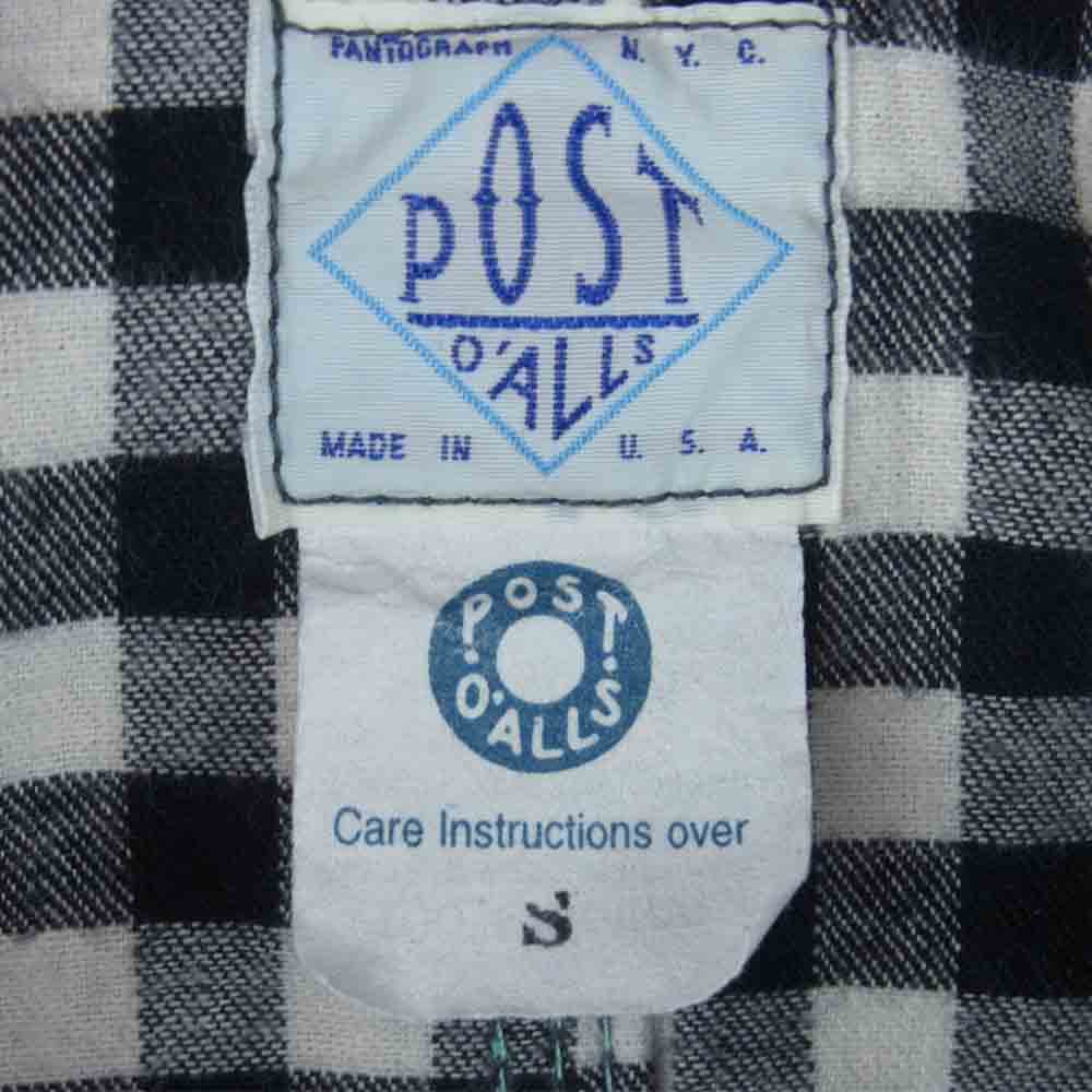 POST OVERALLS ポストオーバーオールズ エンジニア ジャケット コットン アメリカ製 ワインレッド系 S【中古】