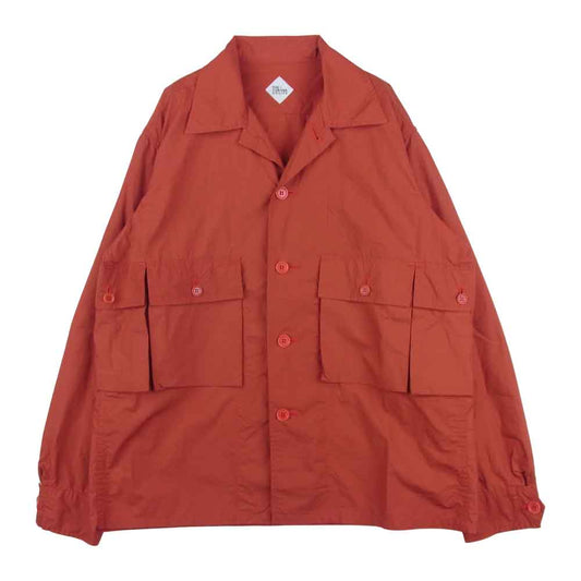 CORONA コロナ UTILITY L/S SHIRT 長袖 シャツ コットン 日本製 レッド系 M【中古】