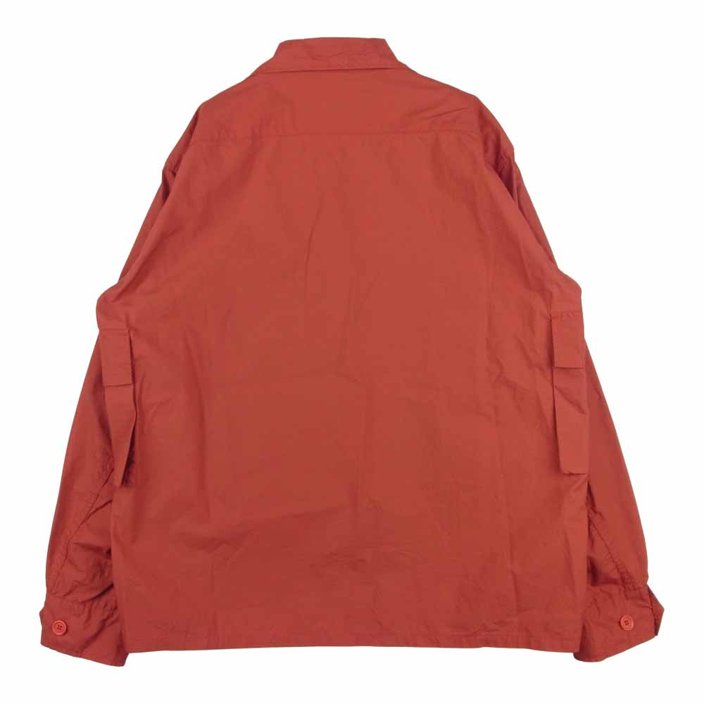 CORONA コロナ UTILITY L/S SHIRT 長袖 シャツ コットン 日本製 レッド系 M【中古】