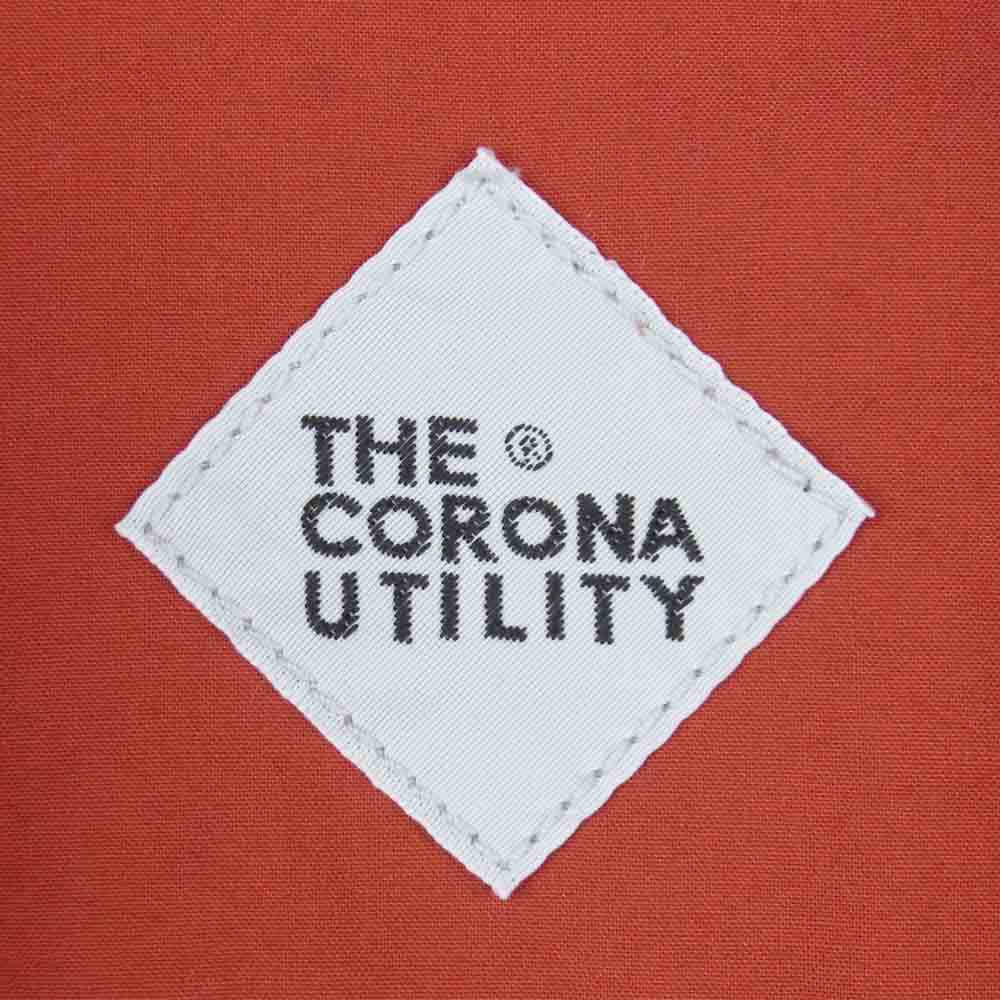 CORONA コロナ UTILITY L/S SHIRT 長袖 シャツ コットン 日本製 レッド系 M【中古】