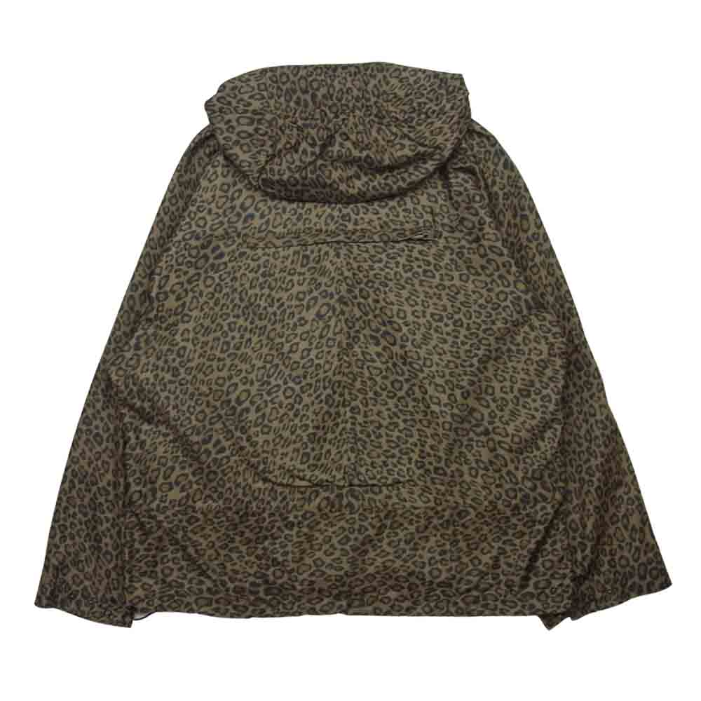 CORONA コロナ LEOPARD PATTERN ナイロン プルオーバー ジャケット 日本製 ブラウン系 M【中古】