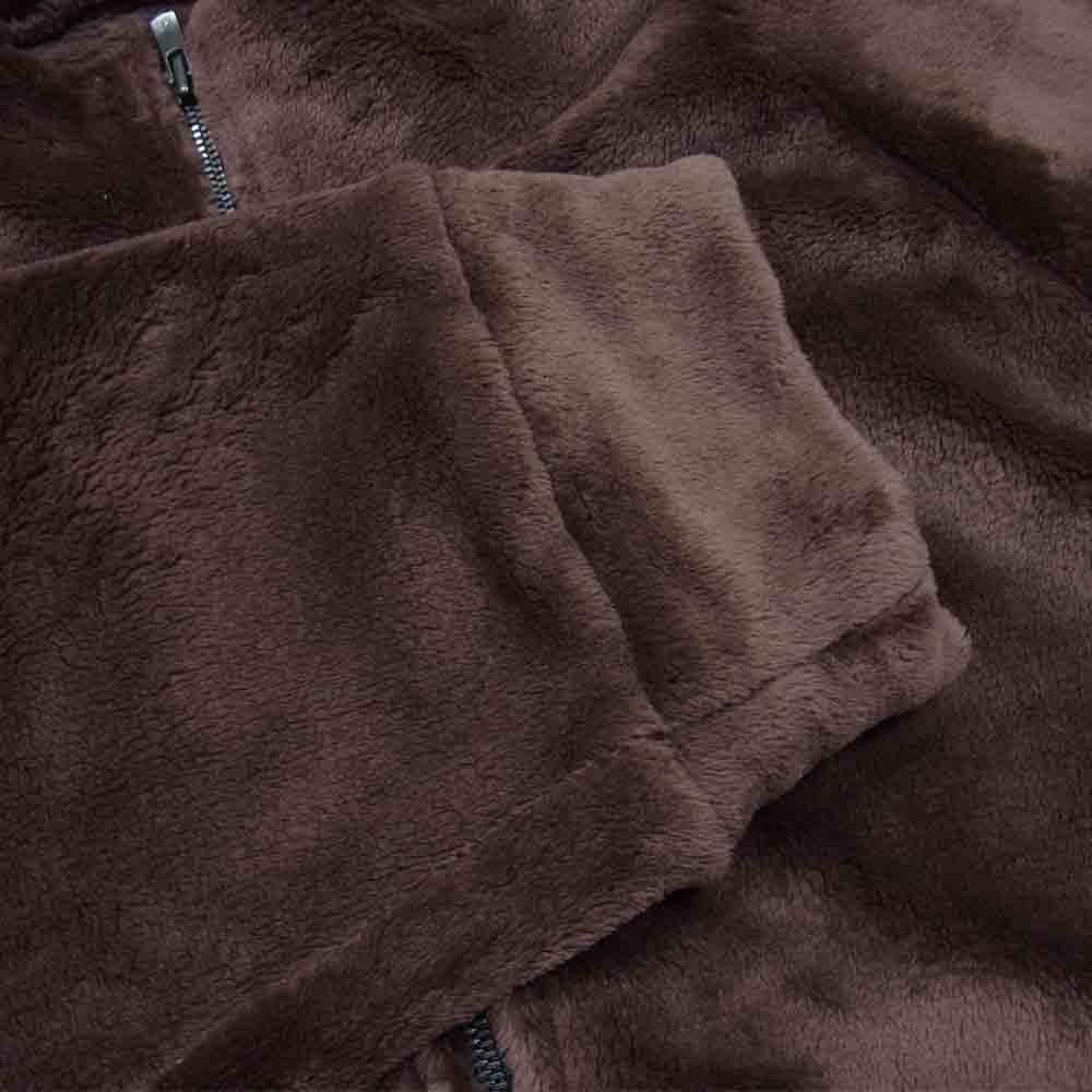 ユハ 10100602 BOA TRACK JACKET ボア トラック フリースジャケット ブラウン系 2【新古品】【未使用】【中古】
