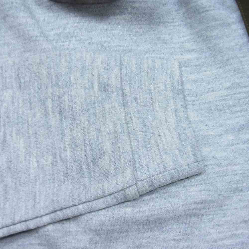 クオン 1702CS01 ショルダーパッチ モックネック ウール ニット グレー系 M【新古品】【未使用】【中古】