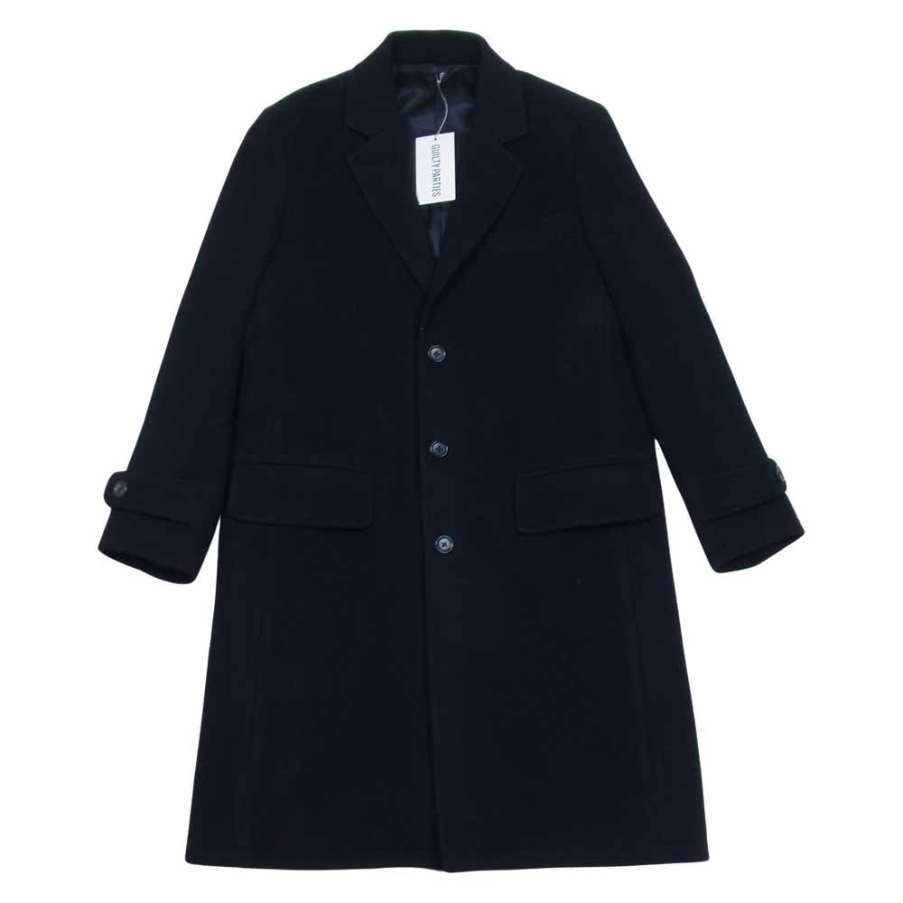 WACKO MARIA ワコマリア 18AW 18FW-WMO-CO09 CHESTERFIELD COAT チェスターコート ブラック系 M【新古品】【未使用】【中古】