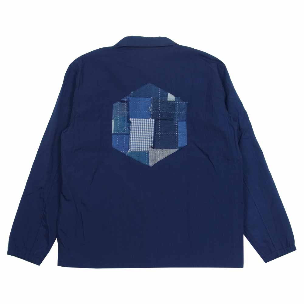 クオン 21SS 2101-JK0104 NYLON COACHES JACKET 塩縮 ナイロン コーチ ジャケット ネイビー系 M【新古品】【未使用】【中古】