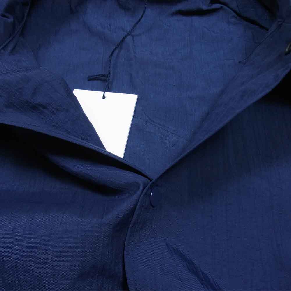 クオン 21SS 2101-JK0104 NYLON COACHES JACKET 塩縮 ナイロン コーチ ジャケット ネイビー系 L【新古品】【未使用】【中古】