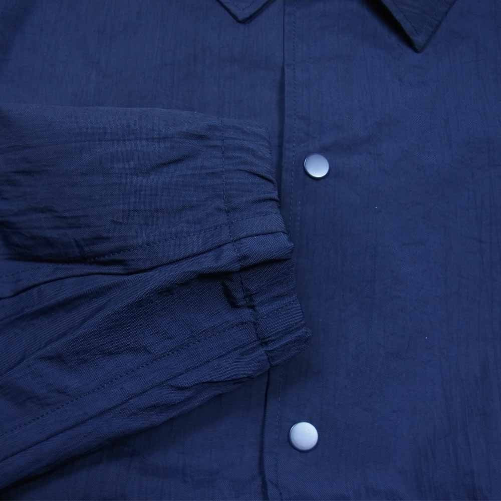クオン 21SS 2101-JK0104 NYLON COACHES JACKET 塩縮 ナイロン コーチ ジャケット ネイビー系 S【新古品】【未使用】【中古】