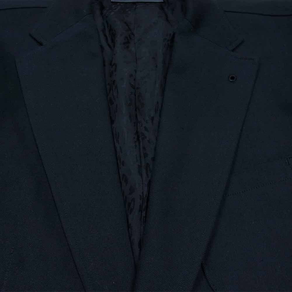 MINEDENIM マインデニム MND-SOPH001-99-M2 SOPH ソフ Denim Tailored JKT コットンウールデニム 裏地レオパード テーラード ジャケット ブラック系 M【新古品】【未使用】【中古】
