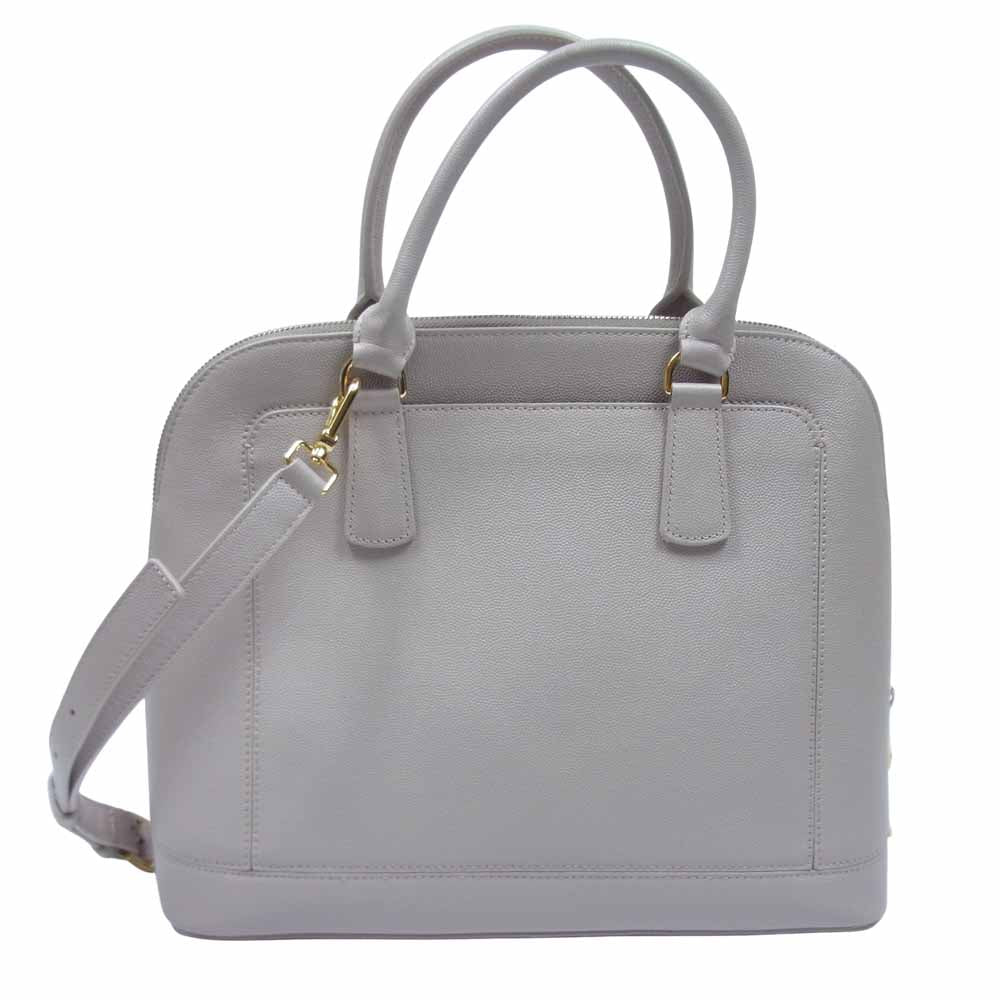 Furla フルラ ファンタスティカ ドームバッグ ハンド バッグ ベージュ系 M【美品】【中古】