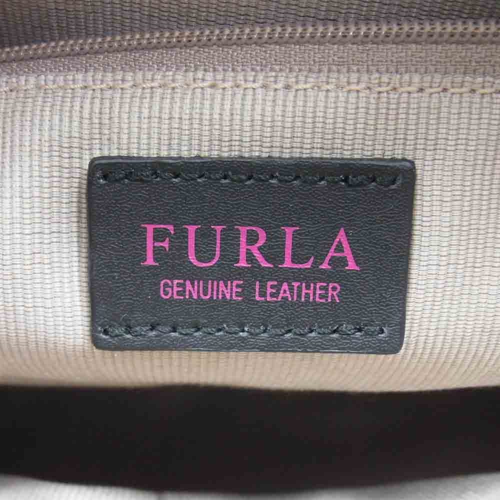 Furla フルラ ファンタスティカ ドームバッグ ハンド バッグ ベージュ系 M【美品】【中古】