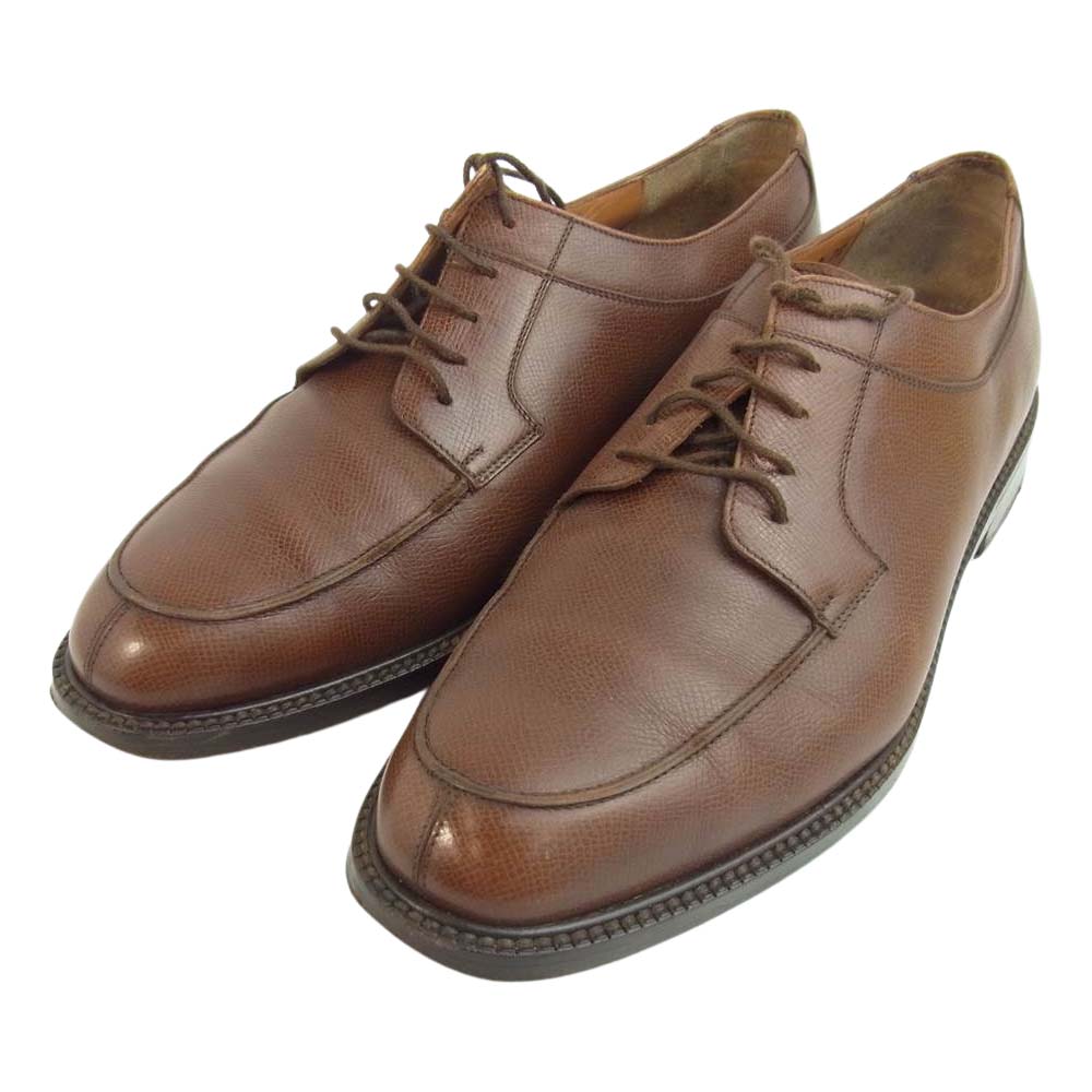 Salvatore Ferragamo サルヴァトーレフェラガモ Uチップ レザー ビジネス シューズ ライトブラウン系 9　2E【中古】