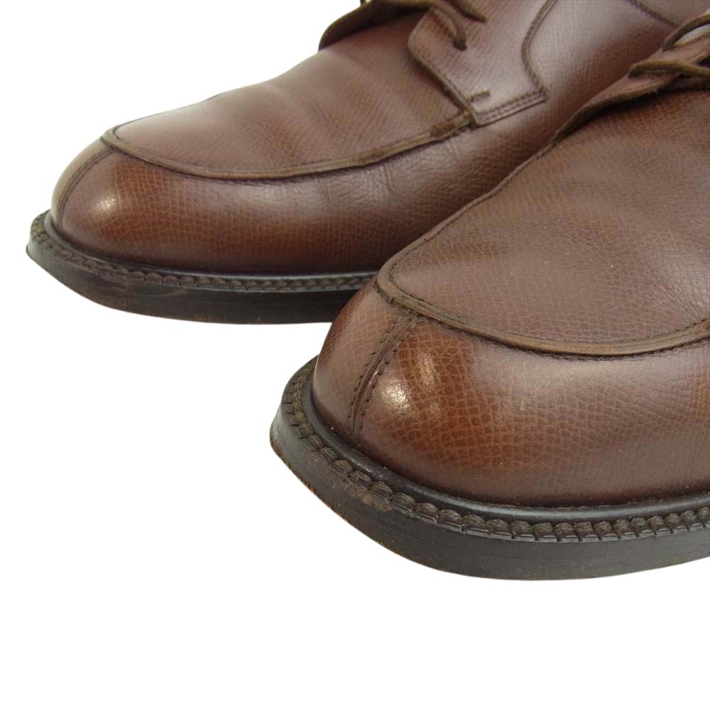 Salvatore Ferragamo サルヴァトーレフェラガモ Uチップ レザー ビジネス シューズ ライトブラウン系 9　2E【中古】