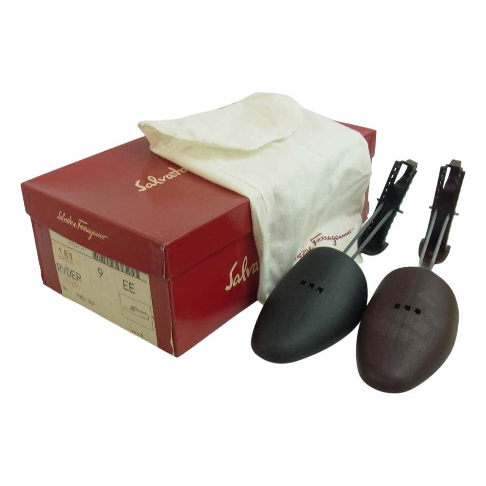 Salvatore Ferragamo サルヴァトーレフェラガモ Uチップ レザー ビジネス シューズ ライトブラウン系 9　2E【中古】
