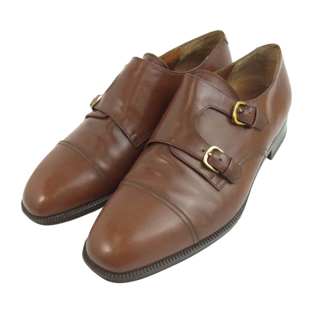 Salvatore Ferragamo サルヴァトーレフェラガモ ダブル モンク
