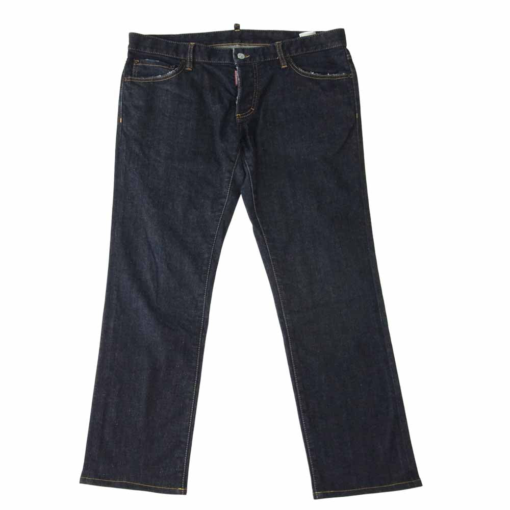 DSQUARED2 ディースクエアード S74LB0033 Slim Sean ダメージ 加工 スリム デニム パンツ インディゴブルー系 52【美品】【中古】