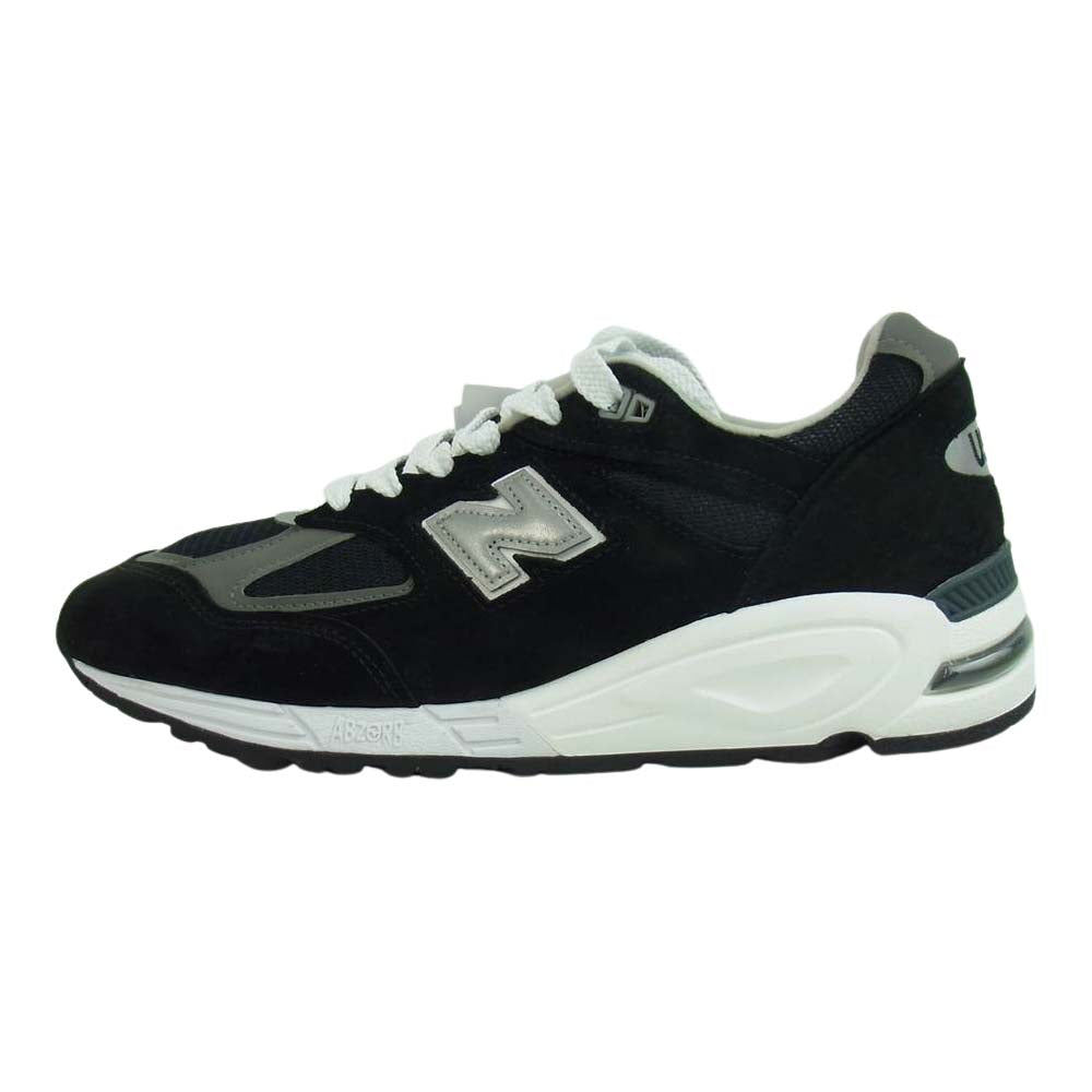 NEW BALANCE ニューバランス MADE IN USA M990BL2 スニーカー ブラック系 28cm【新古品】【未使用】【中古】