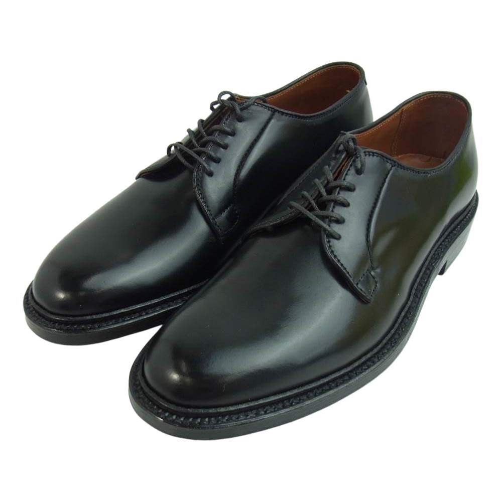 ALDEN オールデン 9901 Clipper Ox プレーントゥ シェルコードバン バリーラスト シューズ ブラック系 8.5【新古品】【未使用】【中古】