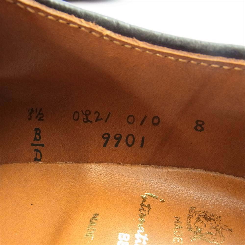 ALDEN オールデン 9901 Clipper Ox プレーントゥ シェルコードバン バリーラスト シューズ ブラック系 8.5【新古品】【未使用】【中古】