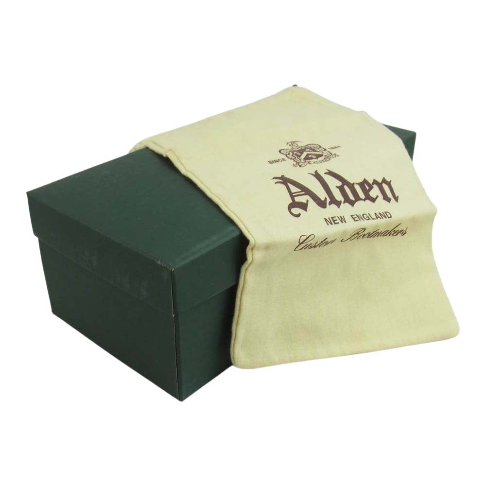 ALDEN オールデン 9901 Clipper Ox プレーントゥ シェルコードバン バリーラスト シューズ ブラック系 8.5【新古品】【未使用】【中古】