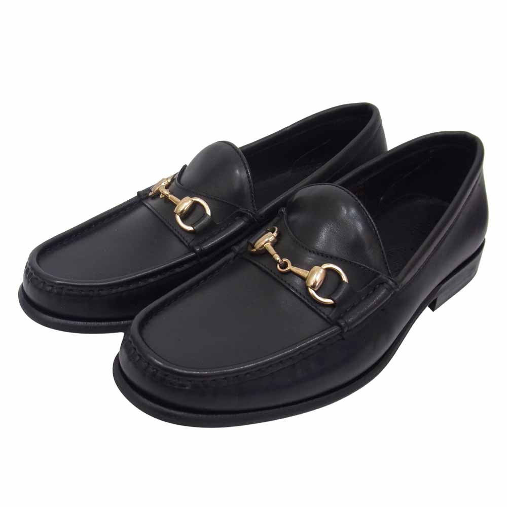 BEAMS ビームス ポルトガル製 ビット ローファー ブラック系 41【美品】【中古】