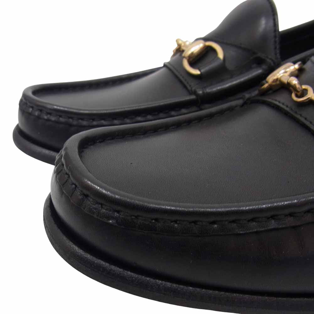 BEAMS ビームス ポルトガル製 ビット ローファー ブラック系 41【美品】【中古】