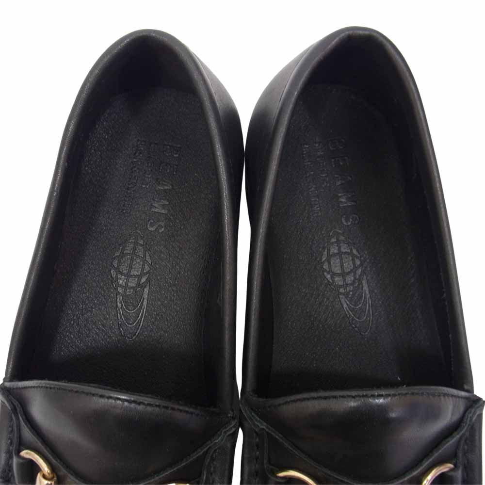 BEAMS ビームス ポルトガル製 ビット ローファー ブラック系 41【美品】【中古】
