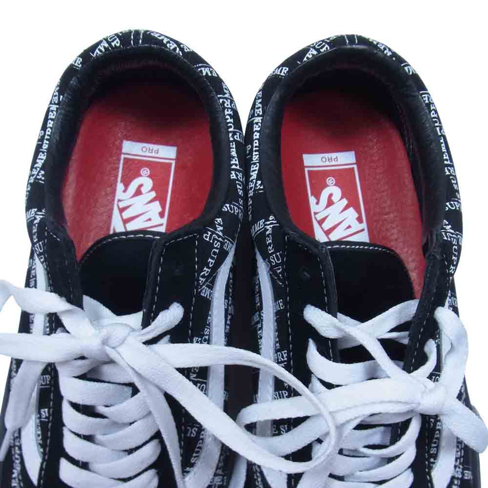 Supreme シュプリーム 20AW VANS バンズ Old Skool Pro オールド スクール プロ ブラック系 US9.5【中古】