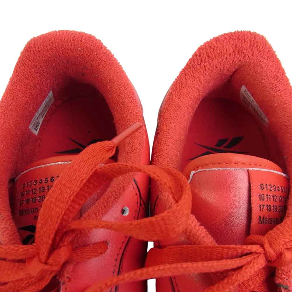 Reebok リーボック × Maison Margiela メゾンマルジェラ 21SS H02408 PROJECT 0 CC TL レッド系 27cm【美品】【中古】