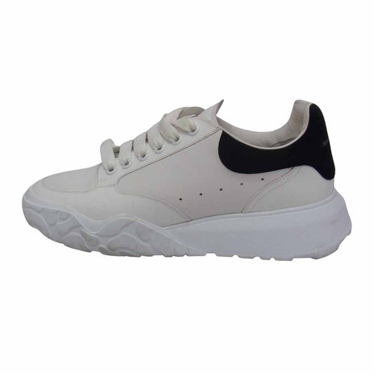 Alexander McQueen アレキサンダーマックイーン 634619 COURT TRAINER コート トレーナー ホワイト系 41【美品】【中古】