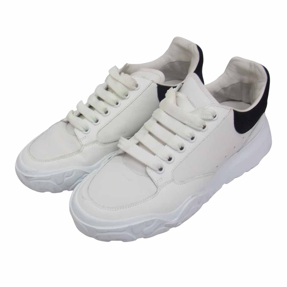 Alexander McQueen アレキサンダーマックイーン 634619 COURT TRAINER コート トレーナー ホワイト系 41【美品】【中古】